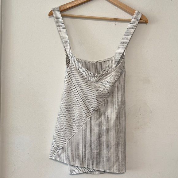Athleta‎ Arrival Tank Amara Stripe White Black Size XL - Picture 11 of 11